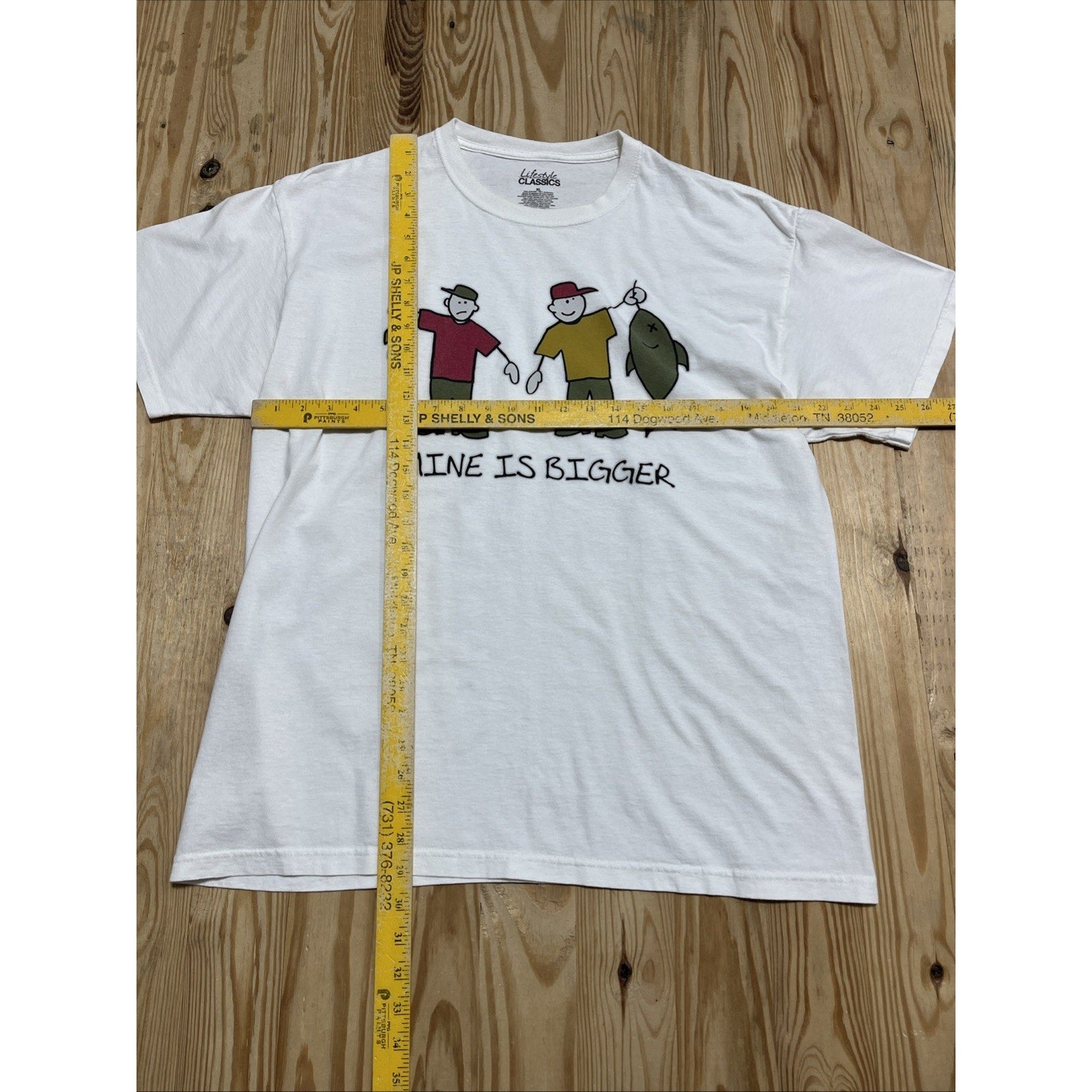 Lifestyle Classics Mine Is Bigger Graphic T Shirt Size XL