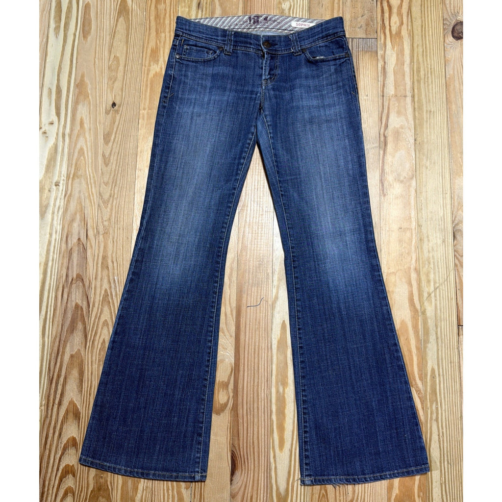 Women's Los Angeles iT Jeans Sophie Y2K Flare 28 Stretch (30x33) Embroidered