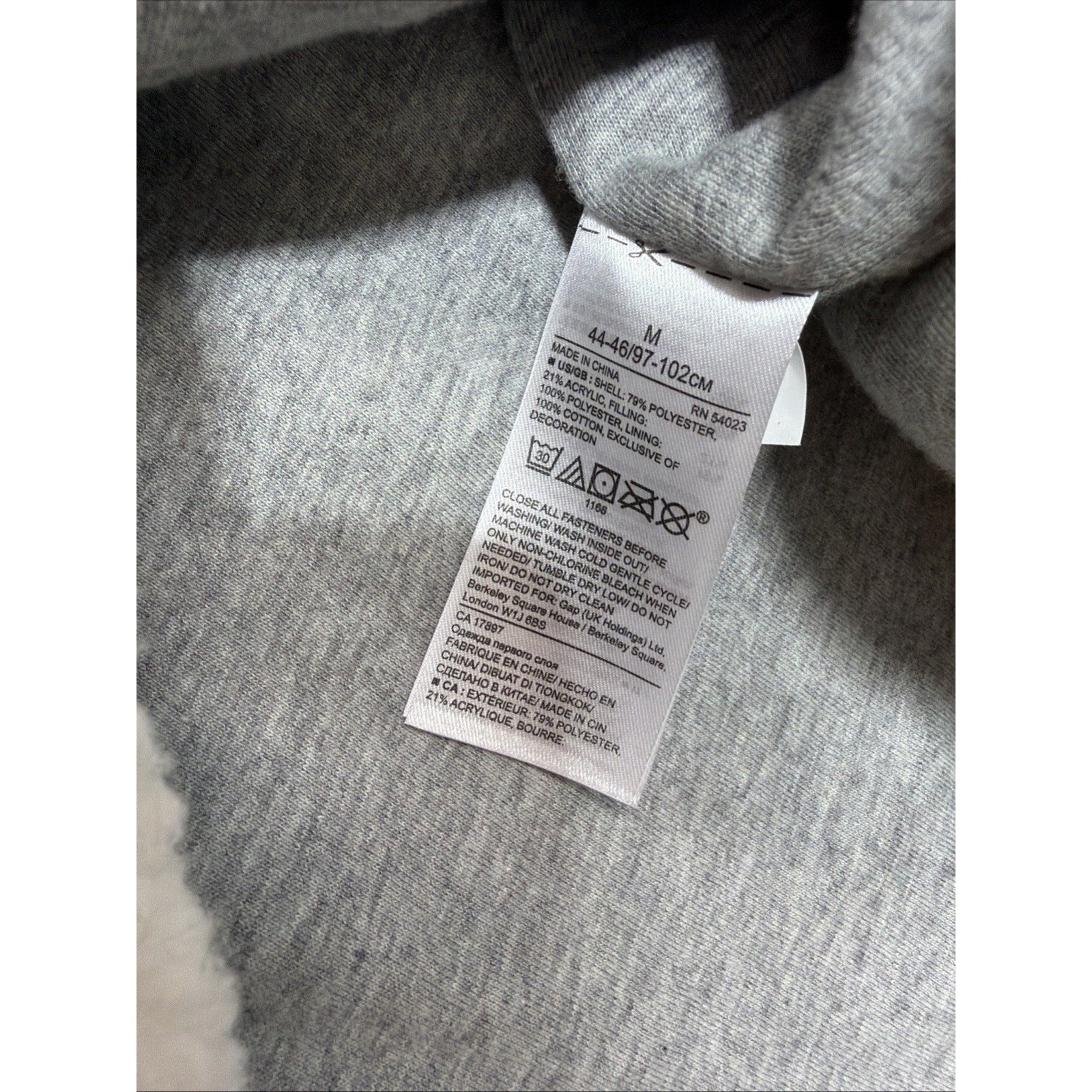 Men Banana Republic White / Cream / Ivory Sherpa Fleece Vest Size Medium