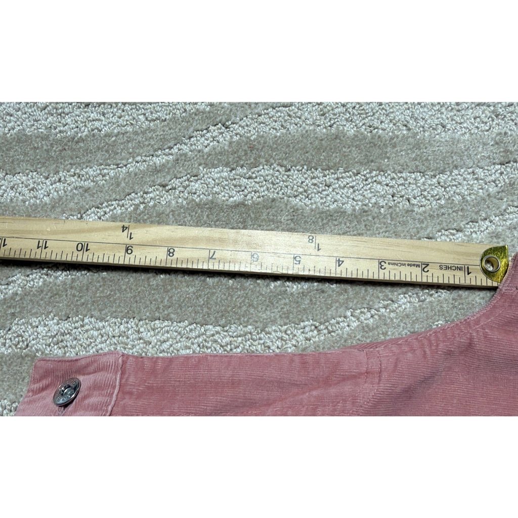 Coast 2 Coast Women Corduroy High Rise Wide Leg Flare Cropped Pants Pink Size 6