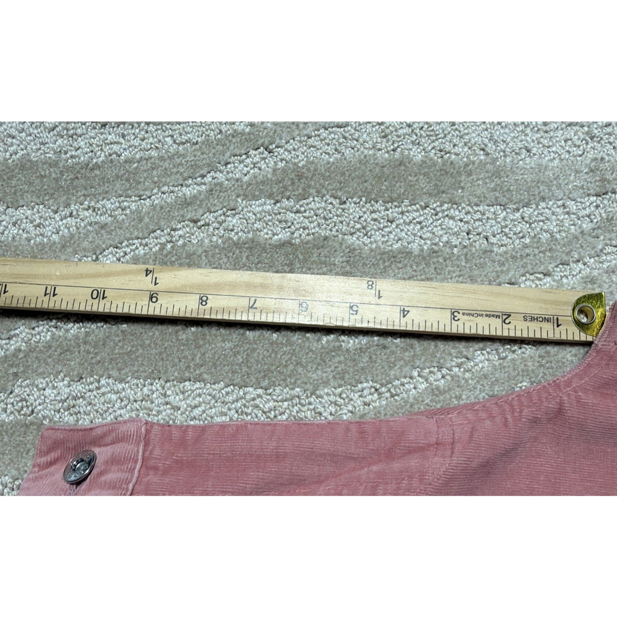 Coast 2 Coast Women Corduroy High Rise Wide Leg Flare Cropped Pants Pink Size 6