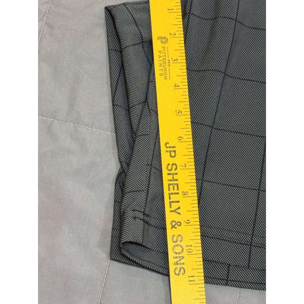 PGA Tour Shorts with Media Pocket in Gray Check Size 36 Golf Leisure