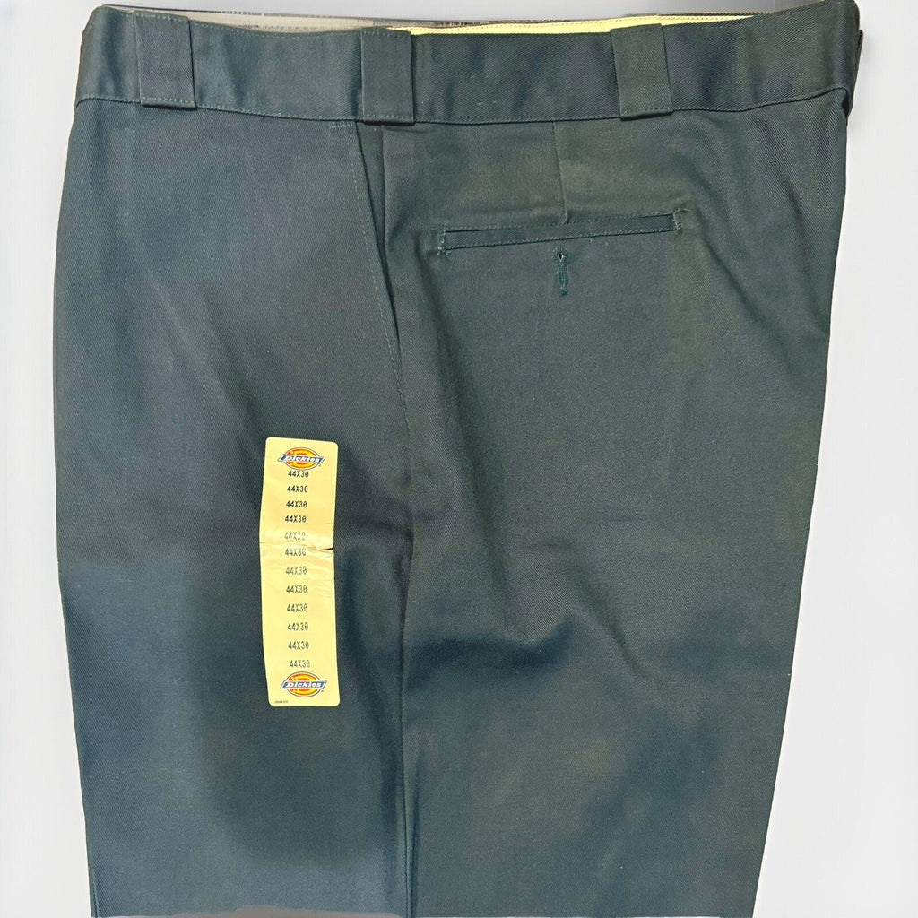 VTG Dickies Navy Blue Work Wear 874 Flat Front 44 X 30 NWT Twill Pants USA