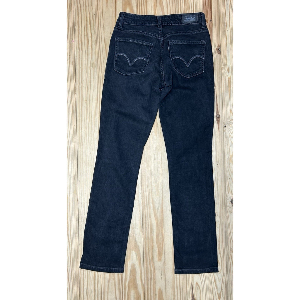 Levis Women's Jeans Size 2 Black Denim 2M Mid Rise Skinny - 1769 .