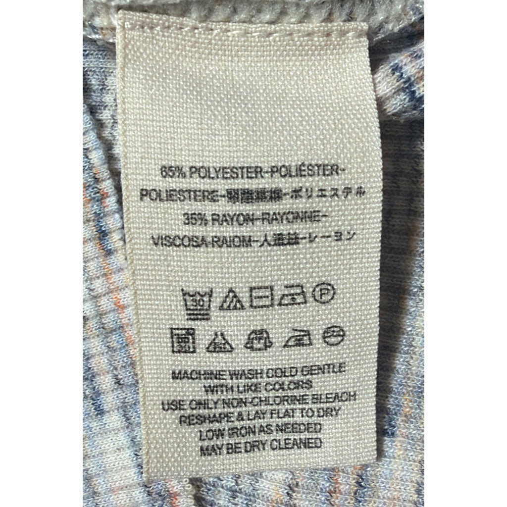WE THE FREE PEOPLE Pullover Womens Small Heather Gray Stone Cold Split Back Top