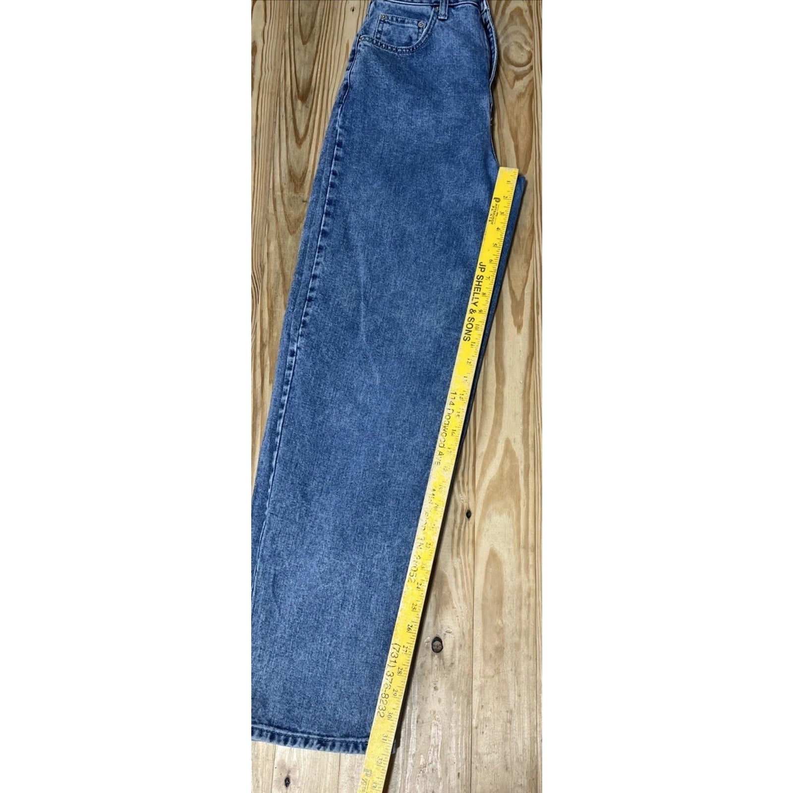 BDG Urban Outfitters High-Rise Baggy Jeans Women's Blue Acid Wash Size 28