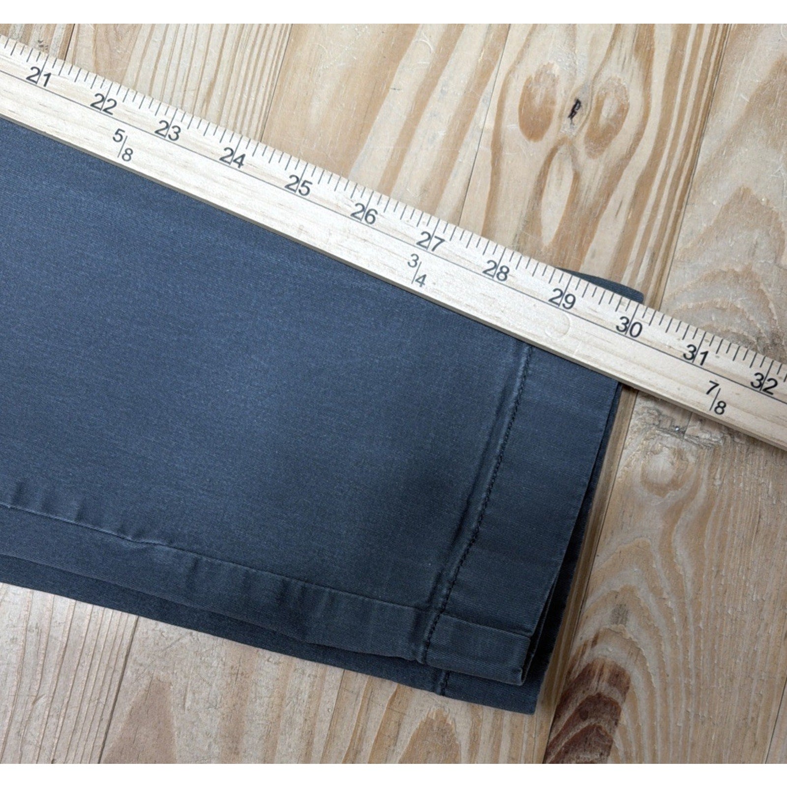 J Crew The Driggs Mens 30X32 Gray Flex Chino Flat Front Casual Preppy Pants