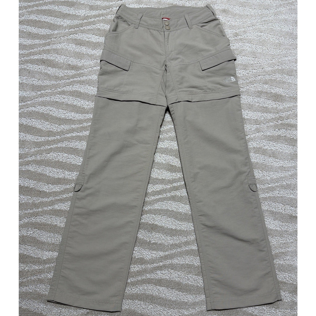 The North Face Hiking Pants Convertible Zip Off Shorts Women's 0 Excellent 27x31