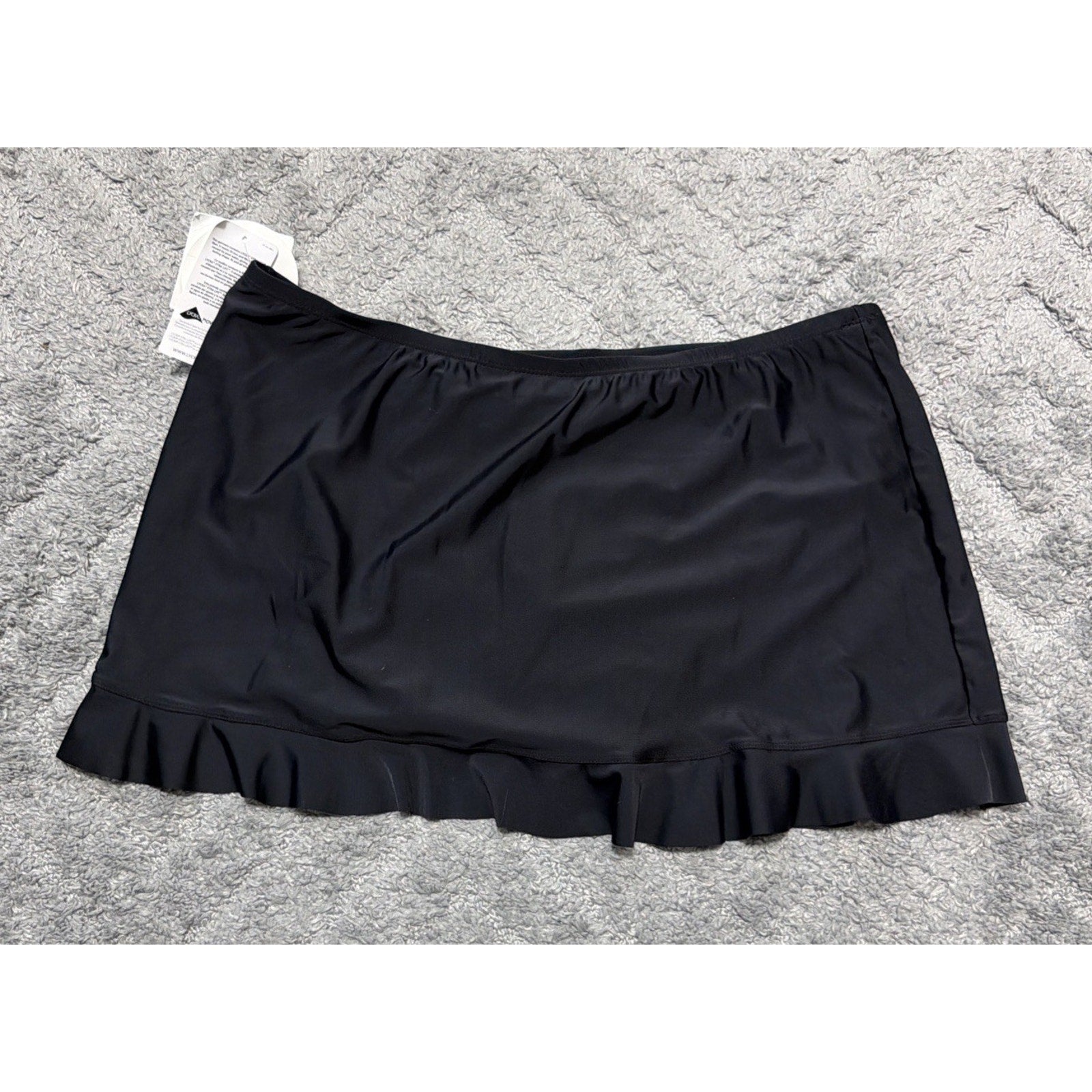 New Croft & Barrow Swim Skort Bottoms Women Swim Skirt Bikini Tummy Slimmer 16