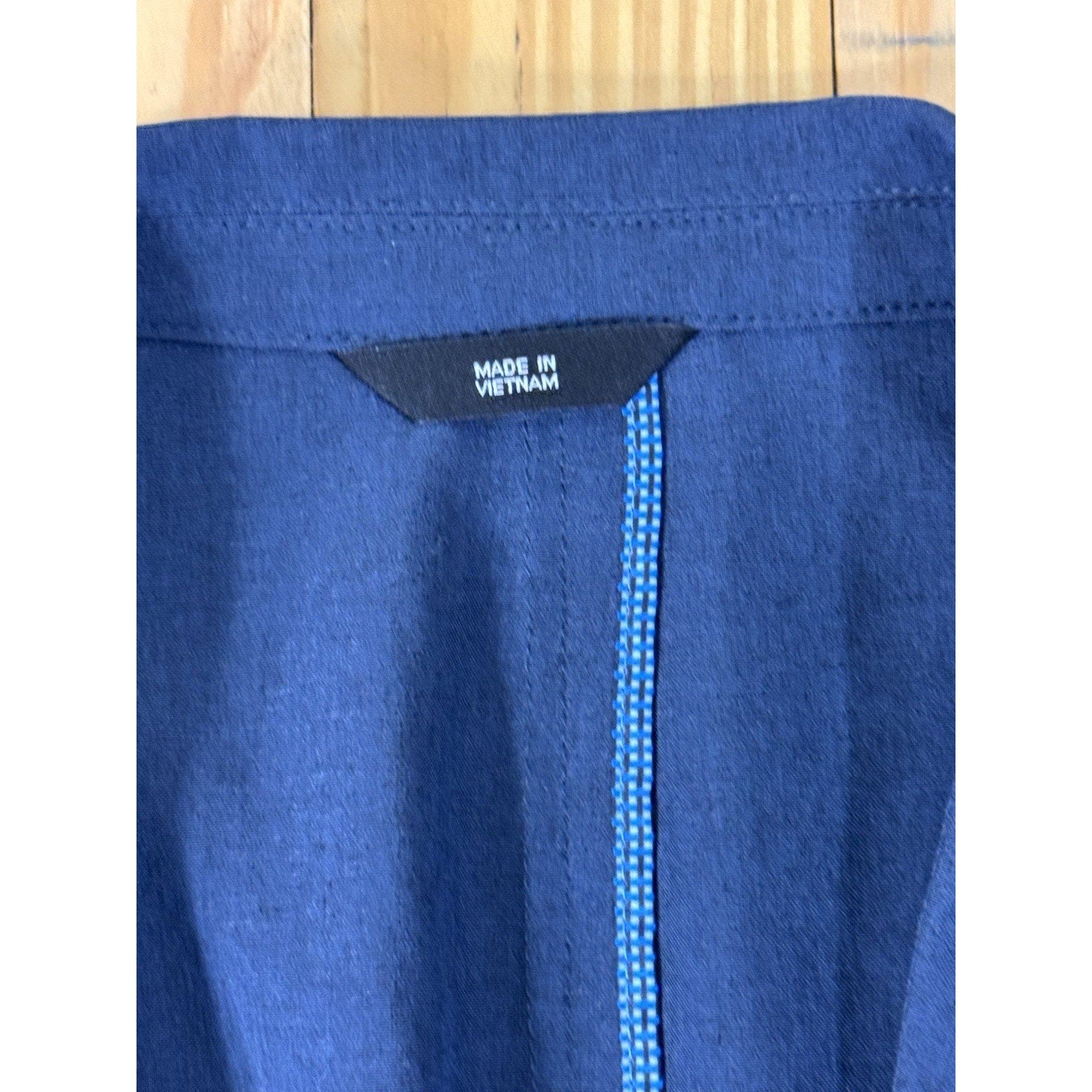 Haggar Men's Blazer Blue X-Large(48/50) Stretch Cotton Smart Wash Sports Coat