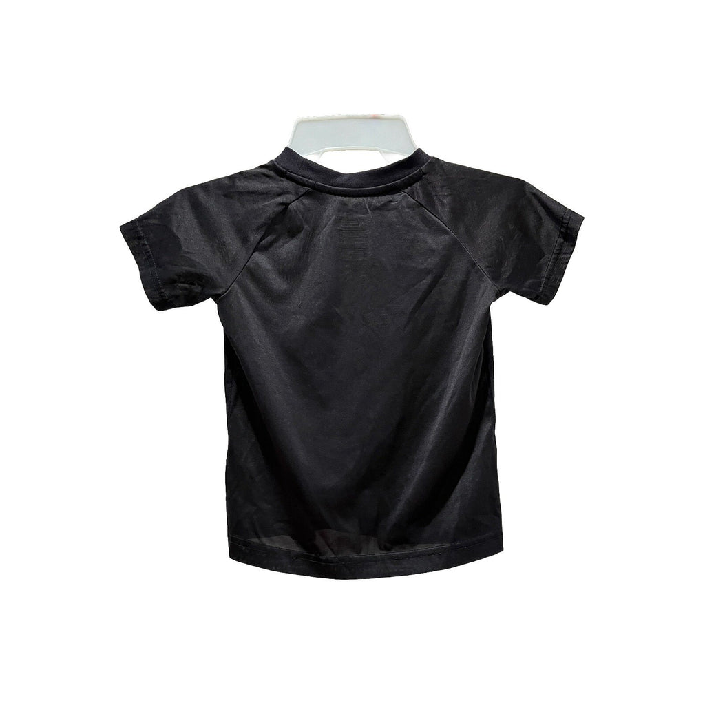Nike Kids Black Gray Dri-Fit Tee Size Youth 4-5 / Small Swoosh Logo