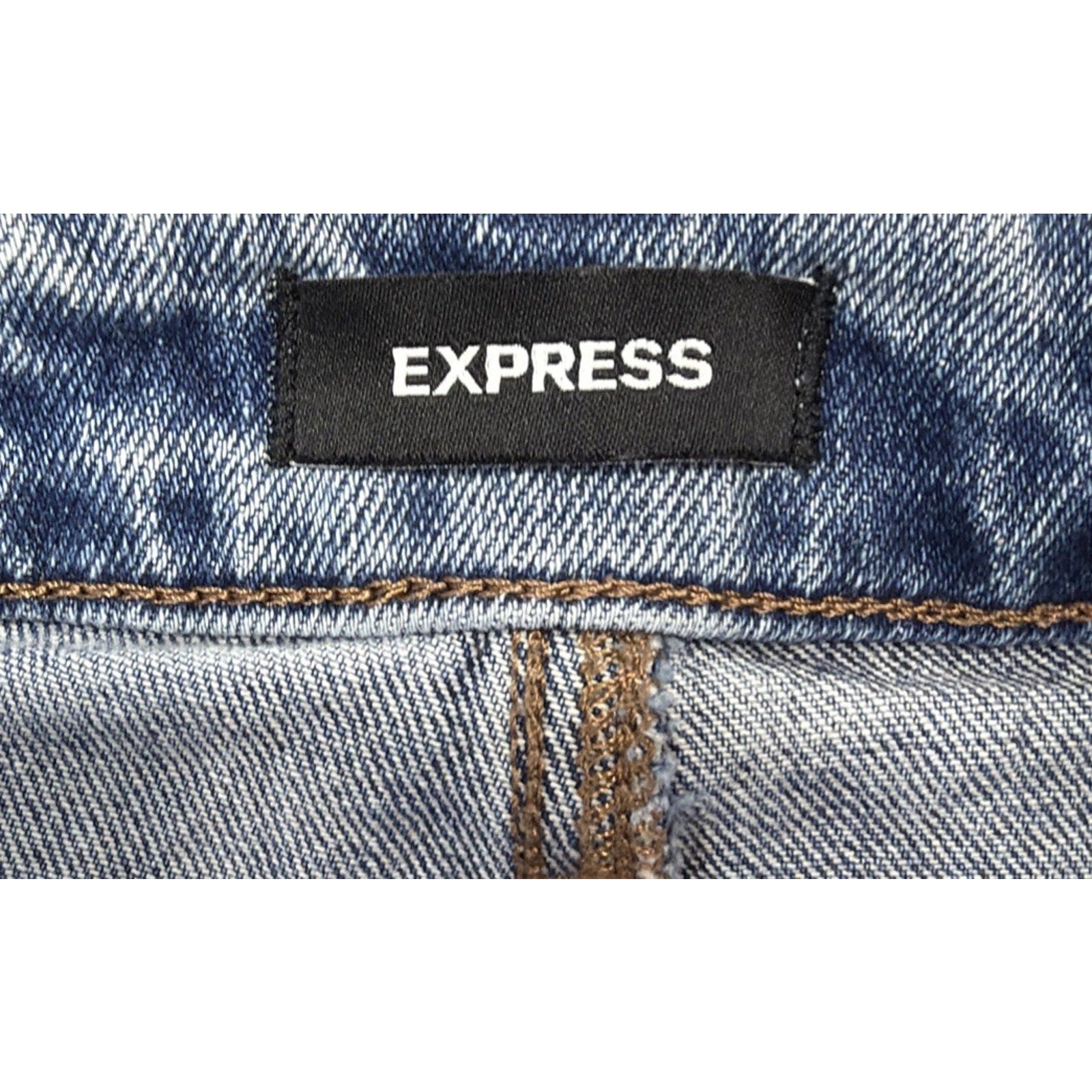 Express Relaxed Straight Low Rise Wide Leg Button Fly Denim Jeans Womens 10R