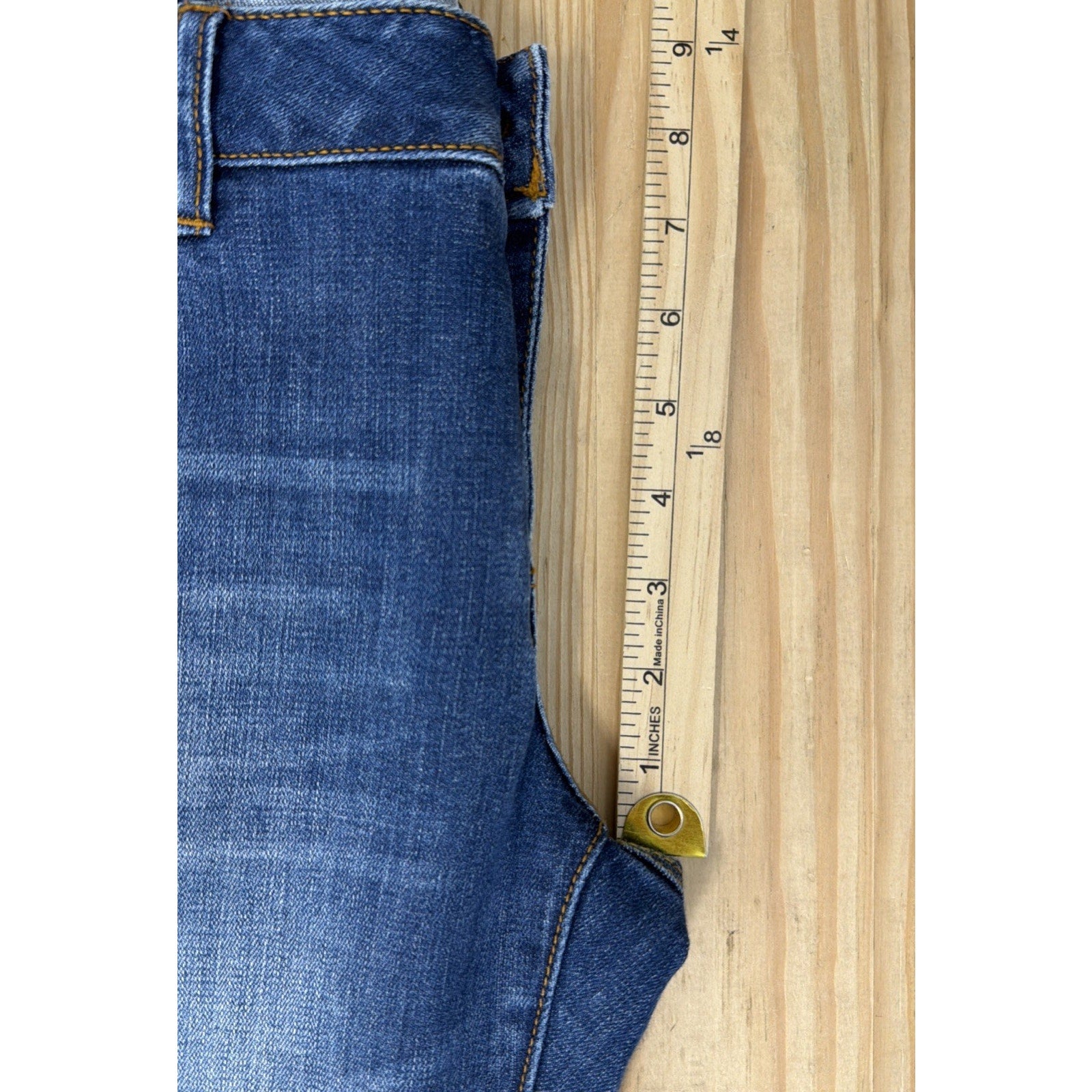 Cabi Patchwork Slim Boyfriend Denim Jeans Women's Size 6 33x31