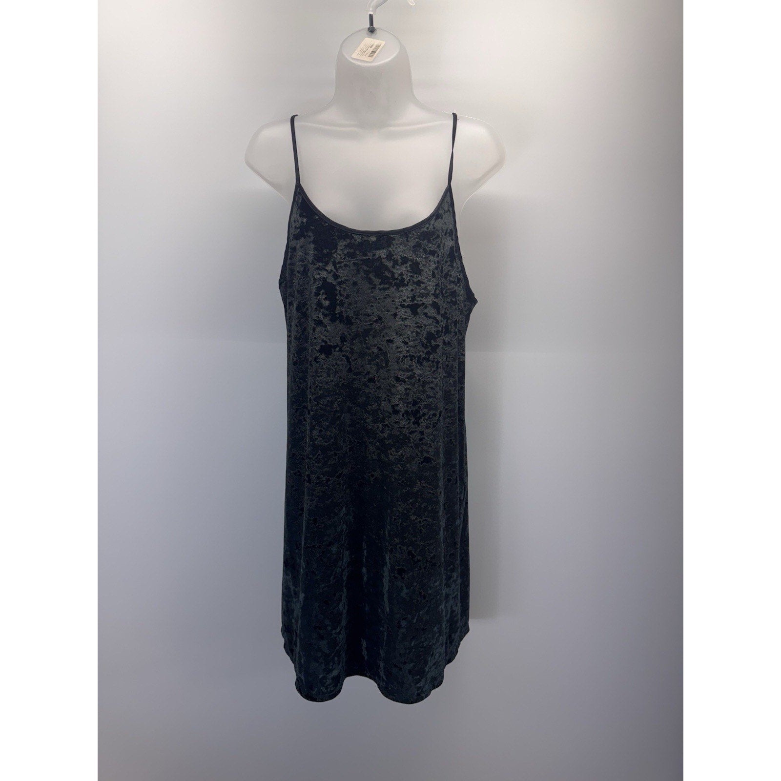 Victoria's Secret M/L Green Stretch Crushed Velvet Nightgown Slip Dress Lounge