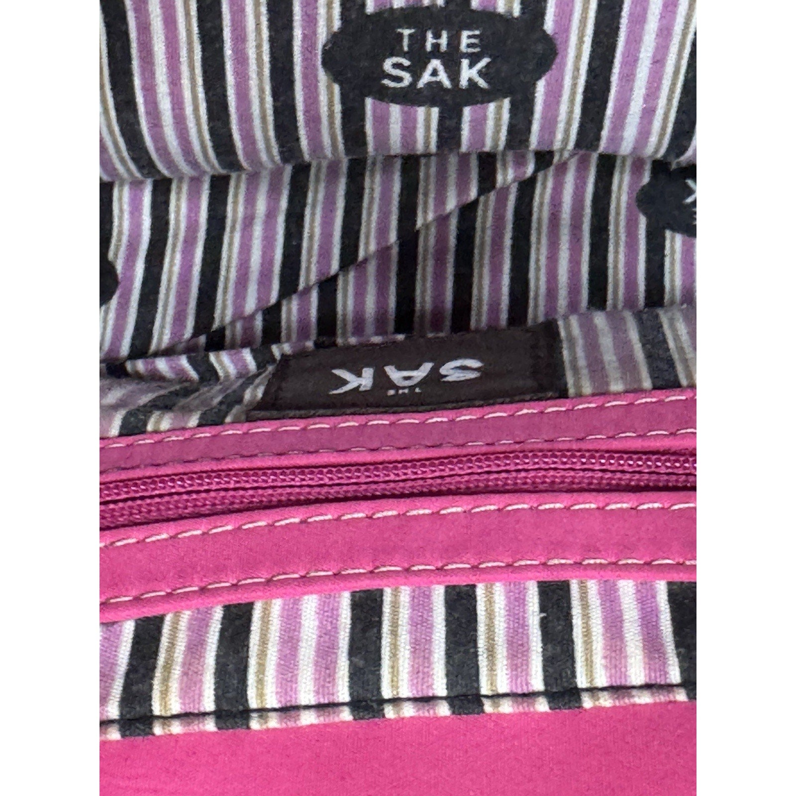 The SAK pink Nylon purse handbag Shoulder Bag Medium