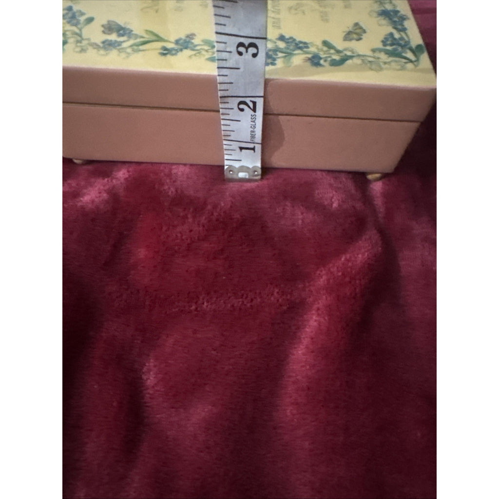 1991 Summit Wood Music Box Mothers Poem Swiss Movement Plays Lara's Theme
