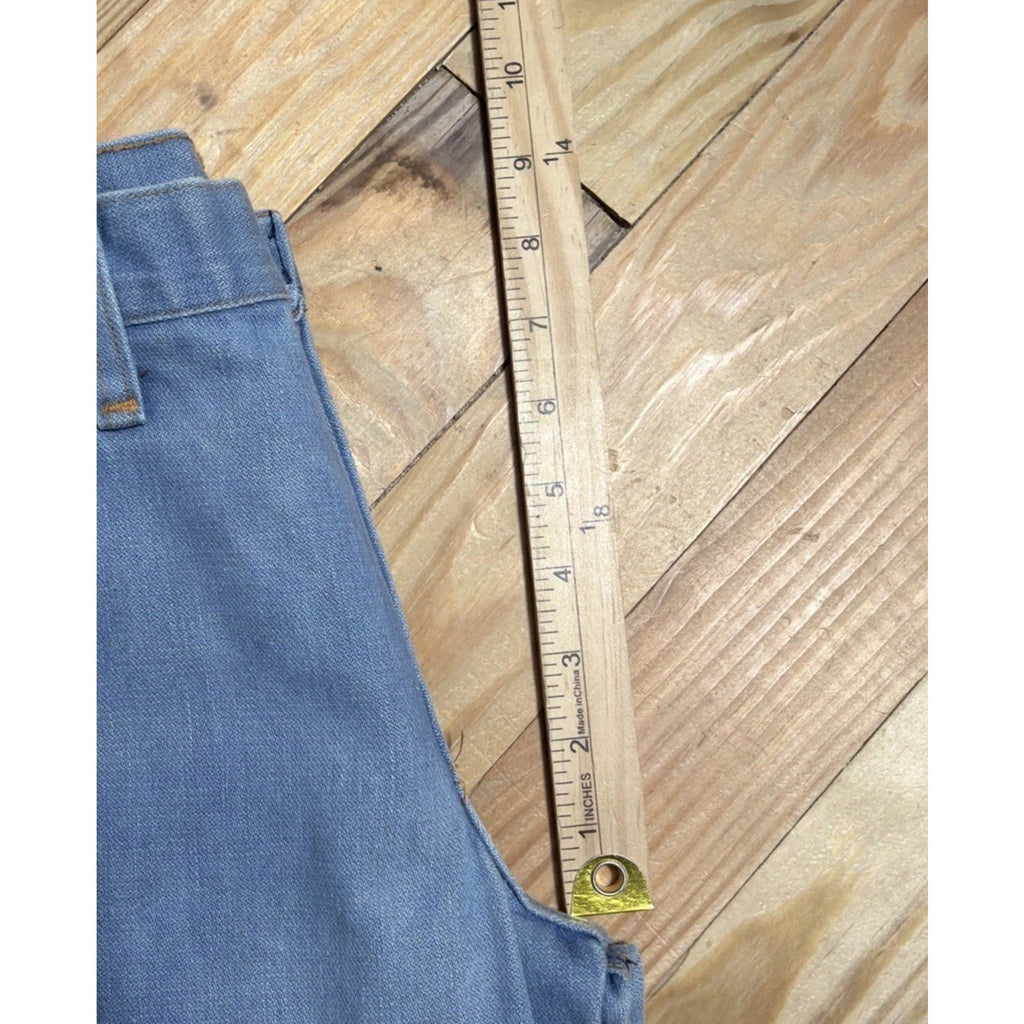 Vintage Wrangler Womens 27x36 High Rise Bell Bottom Flare Jeans Light Wash USA