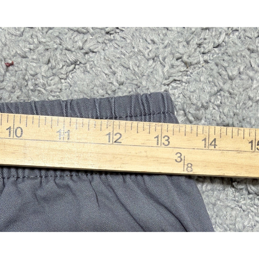 New No Boundaries Womens Pull On Canvas Gray Cargo Pants Straight Size XS