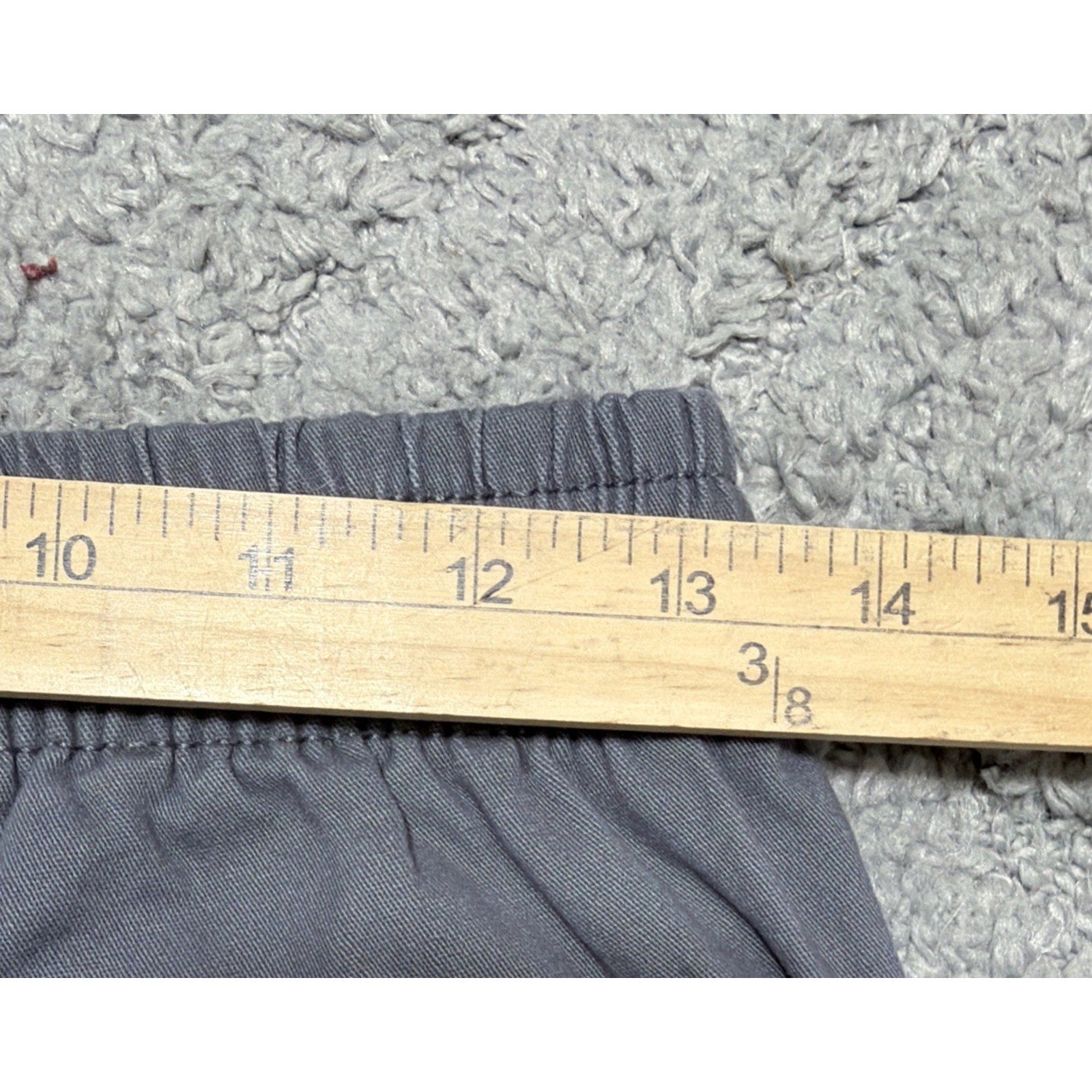 New No Boundaries Womens Pull On Canvas Gray Cargo Pants Straight Size XS