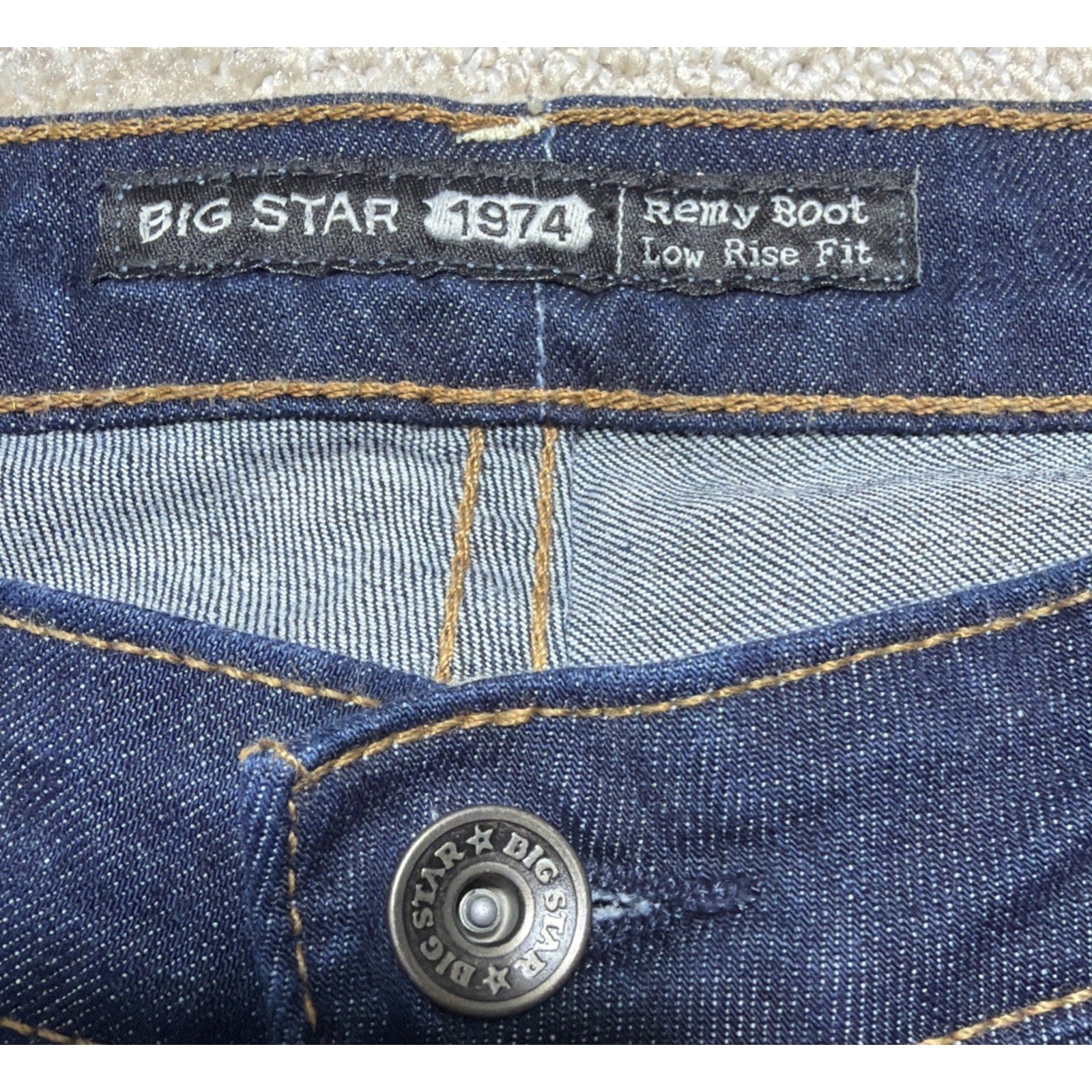 Big Star Remy Low Rise Fit Women's Blue Jeans Denim 32S Stretch Sz 32x30 NWT Y2K