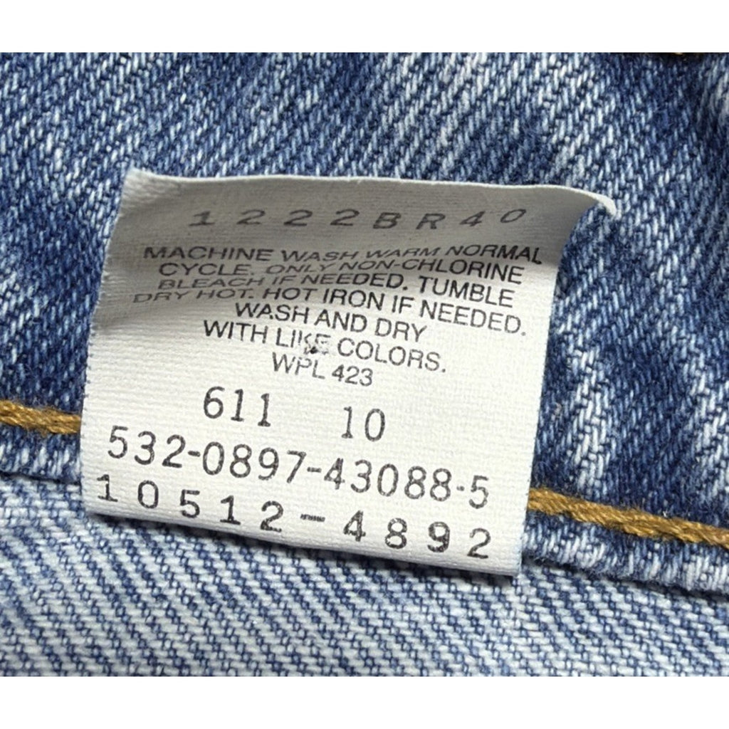 Vintage Levi's 512 Jeans Women's 30x28 Blue Slim Fit Tapered Made In USA 1997