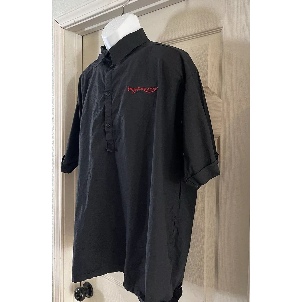 Levy Restaurants Black Work Shirt By Ericson Top Size Large