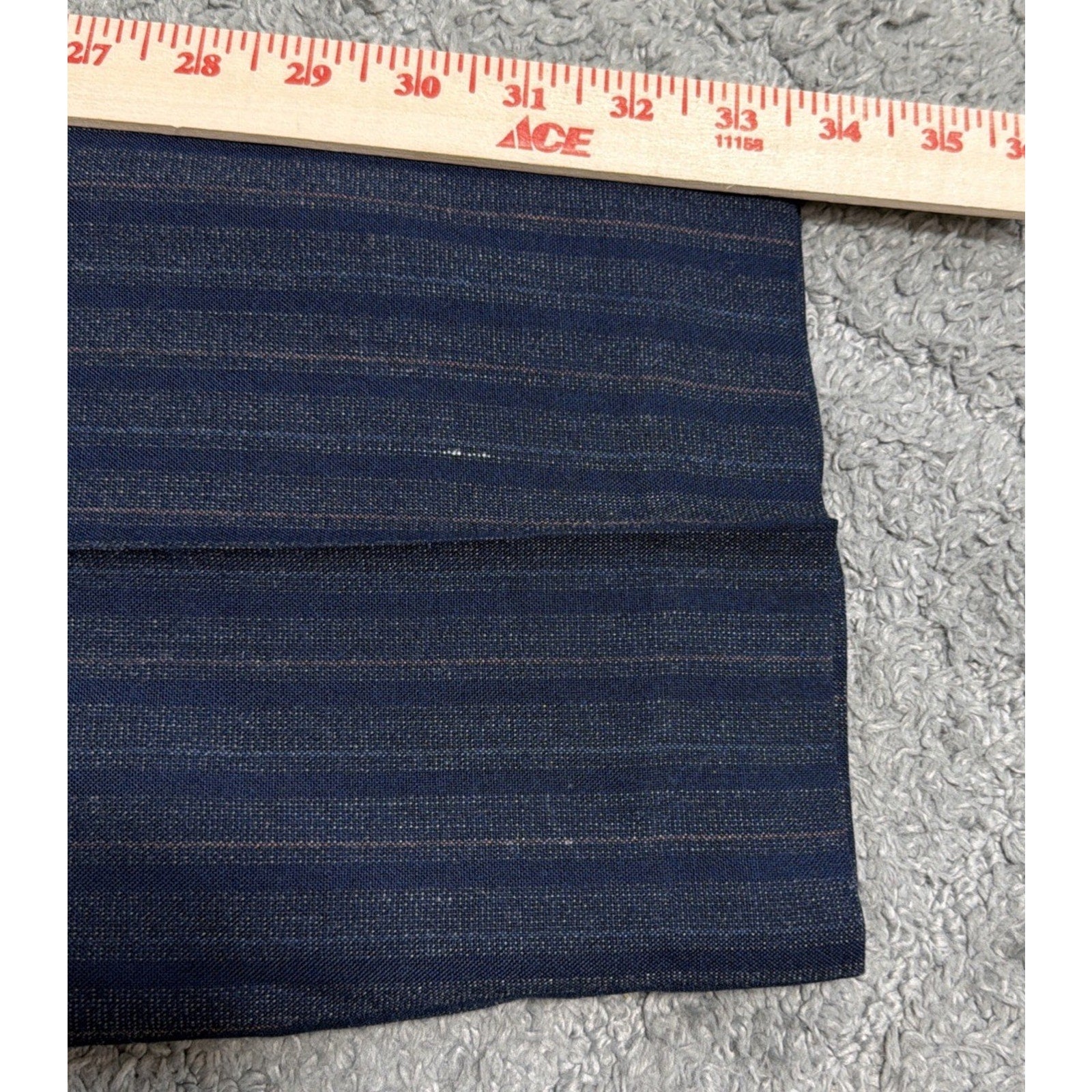 Vintage John Henry Farah Mens Dress Pants 36x34 Blue Pinstripe Slacks NWT Retro