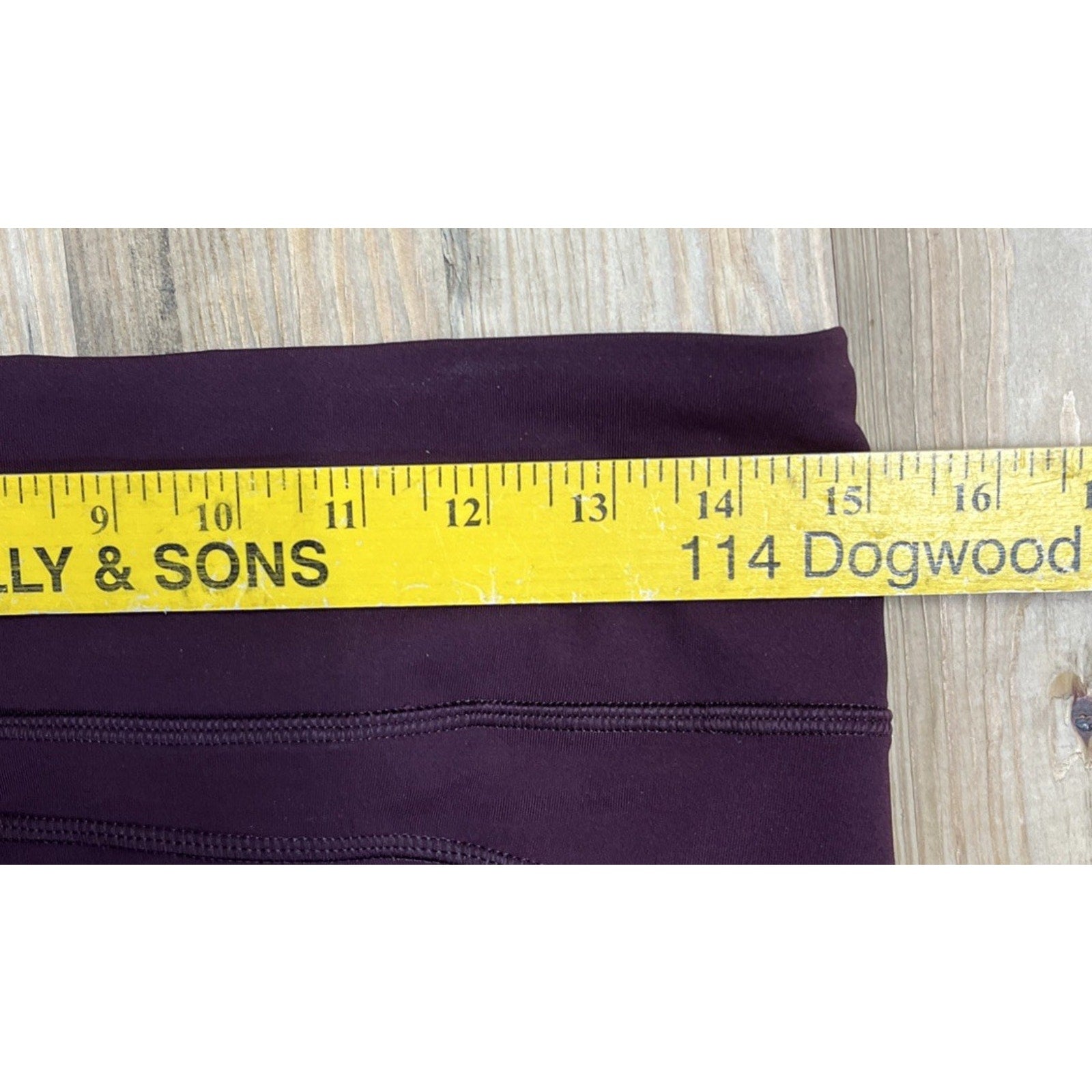 Lululemon Hop To It Crop *Full-on Luxtreme Size 8 In Bordeaux Drama