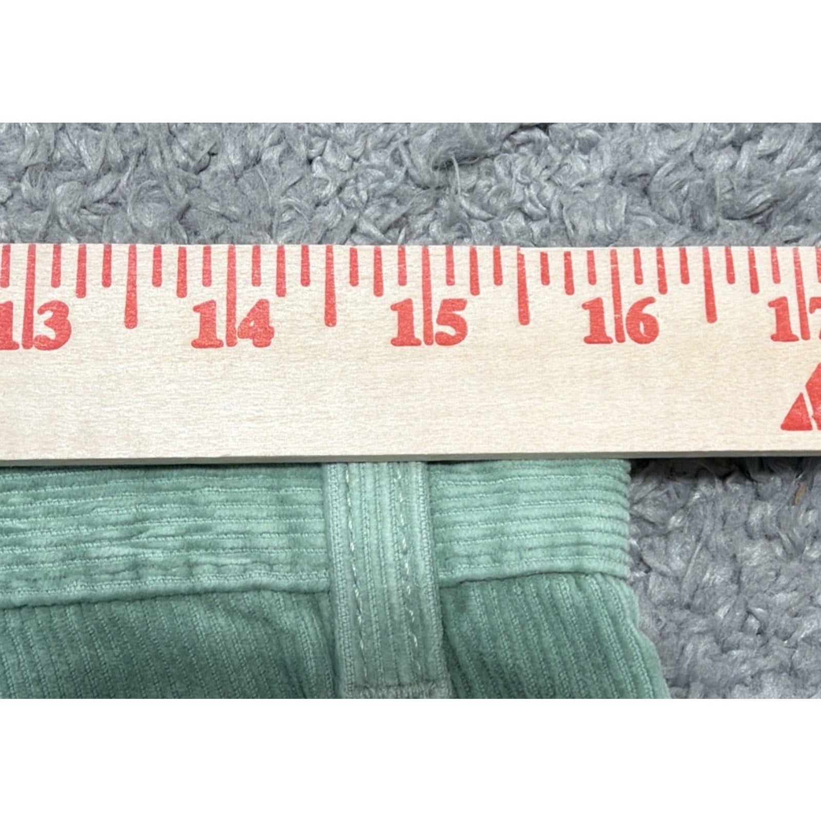 Vintage Polo Jeans Co Ralph Lauren Corduroy Flare Pants Green Size 6 32x34