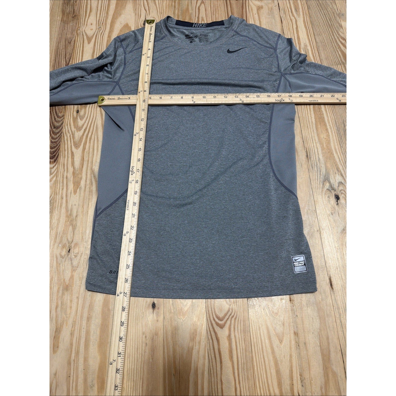 Nike Shirt Men’s M Pro Combat Fitted Swoosh Dri Fit Train Run Gym Work Core Go