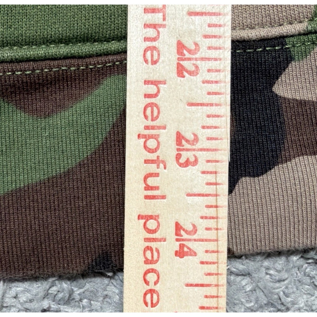 Polo Ralph Lauren Hoodie Fleece Sweatshirt Teen XL 18-20 Green Camo Full Zip