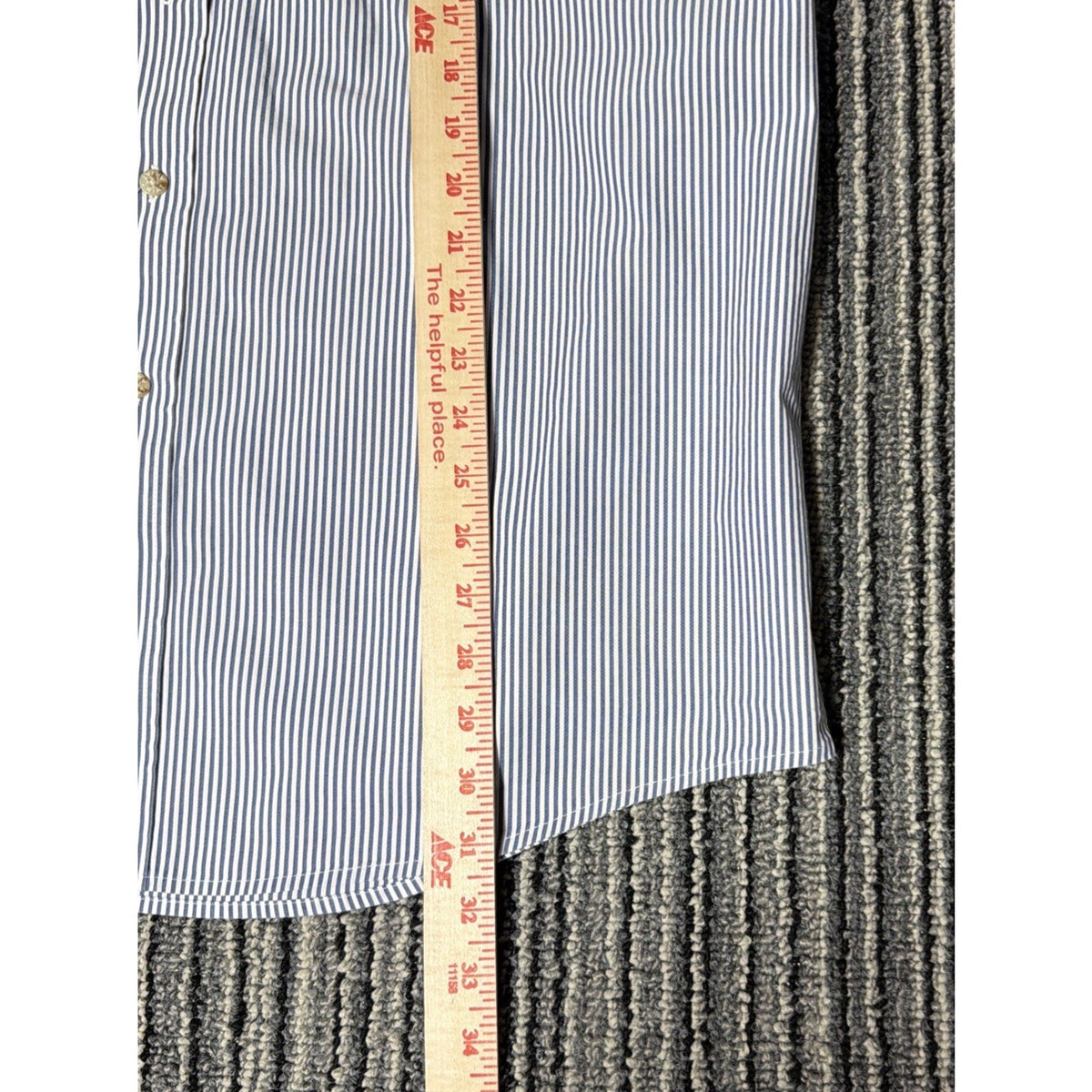 Ariat PRO Disinfecting Services Men's L Dayne Striped Long Sleeve Shirt NWOT