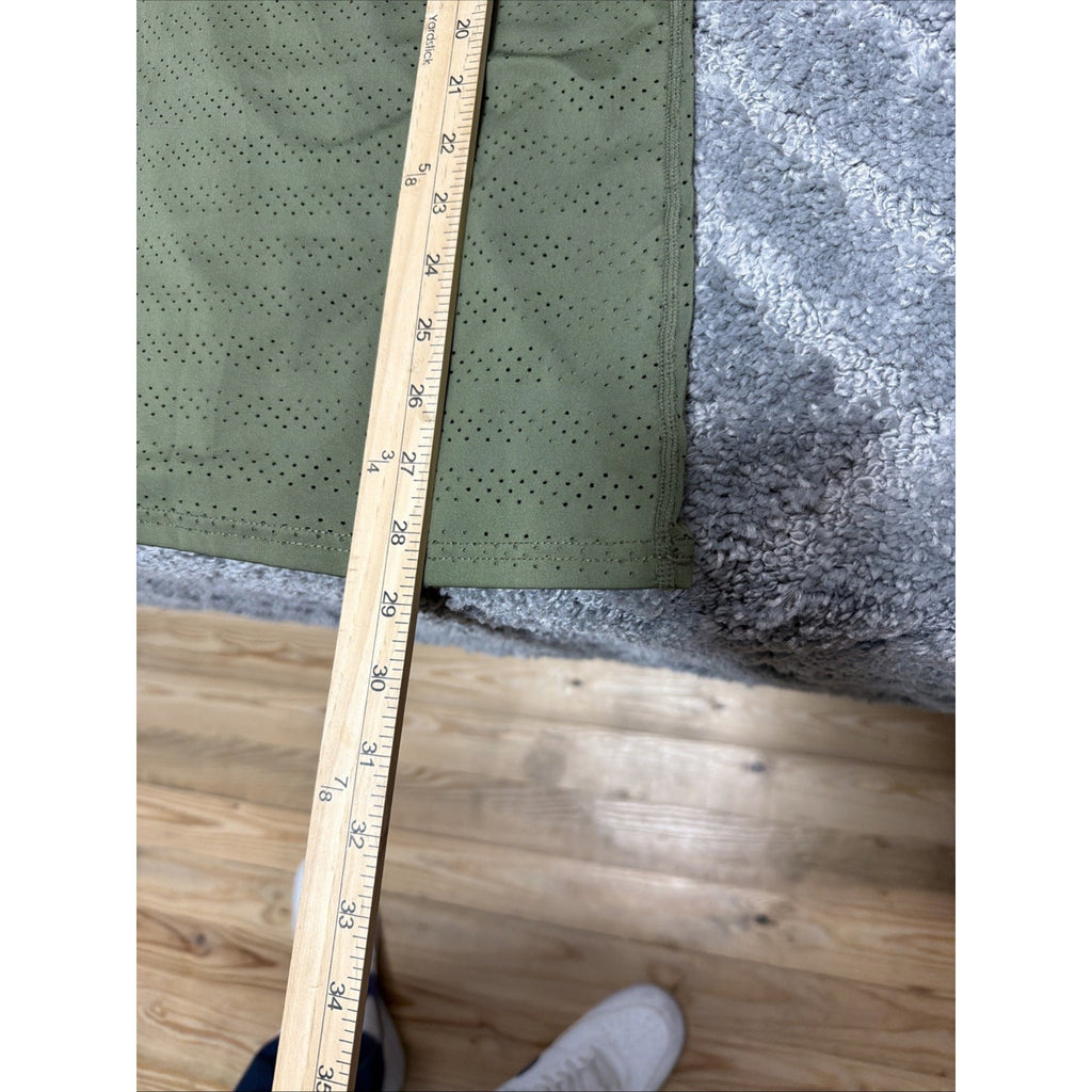 Zyia Active Shirt Womens Large Green Tank Top Mesh Pullover Sleeveless Gym Yoga