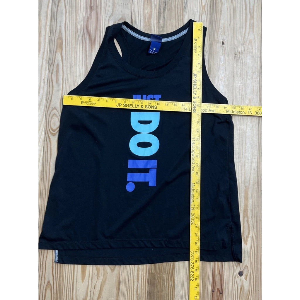 Vintage Nike Blue Tag Tank Top Just Do It Spellout Single Stitch XL