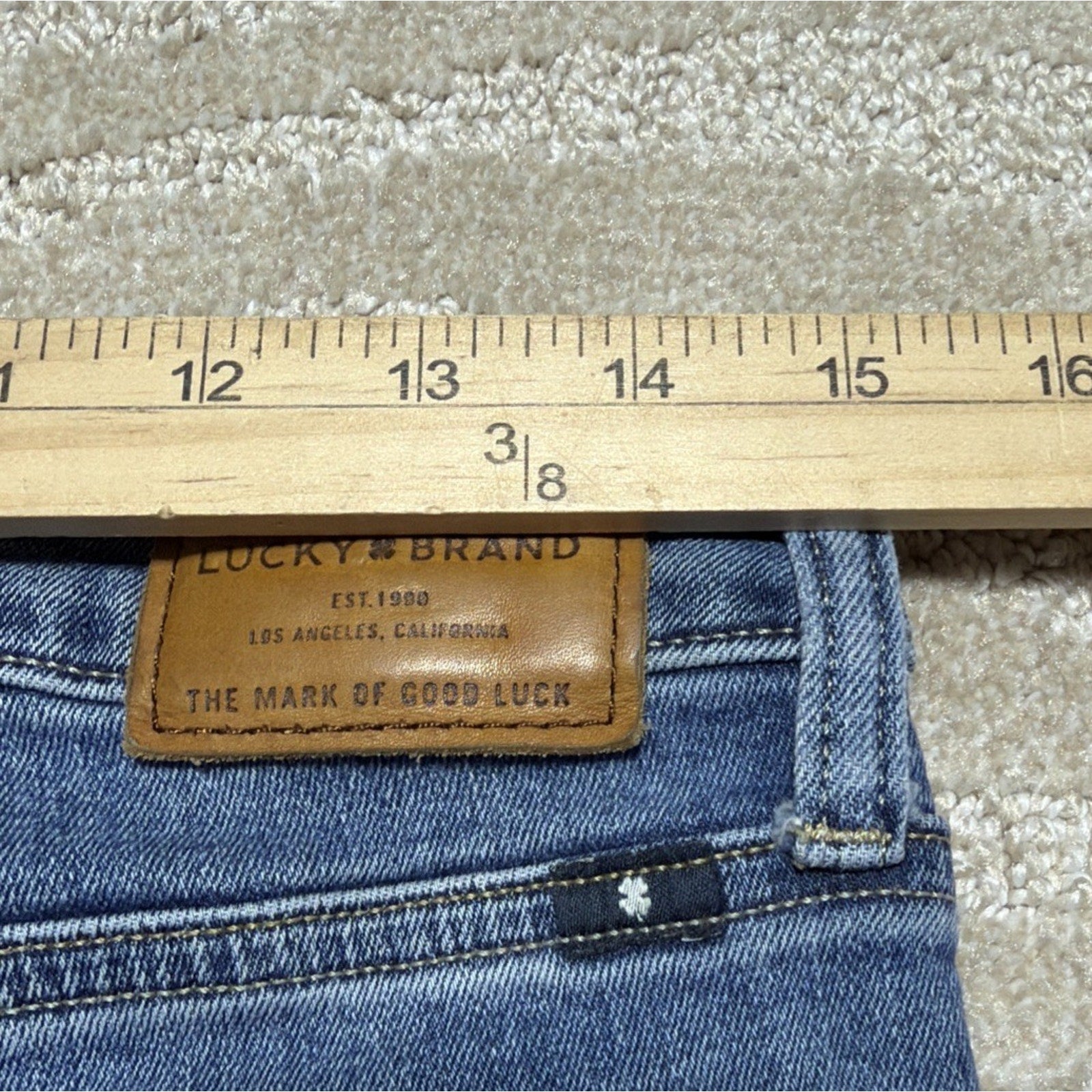 Lucky Brand Jeans Womens Lolita Skinny 8/29 Frayed Ankle Mid Rise Medium Wash