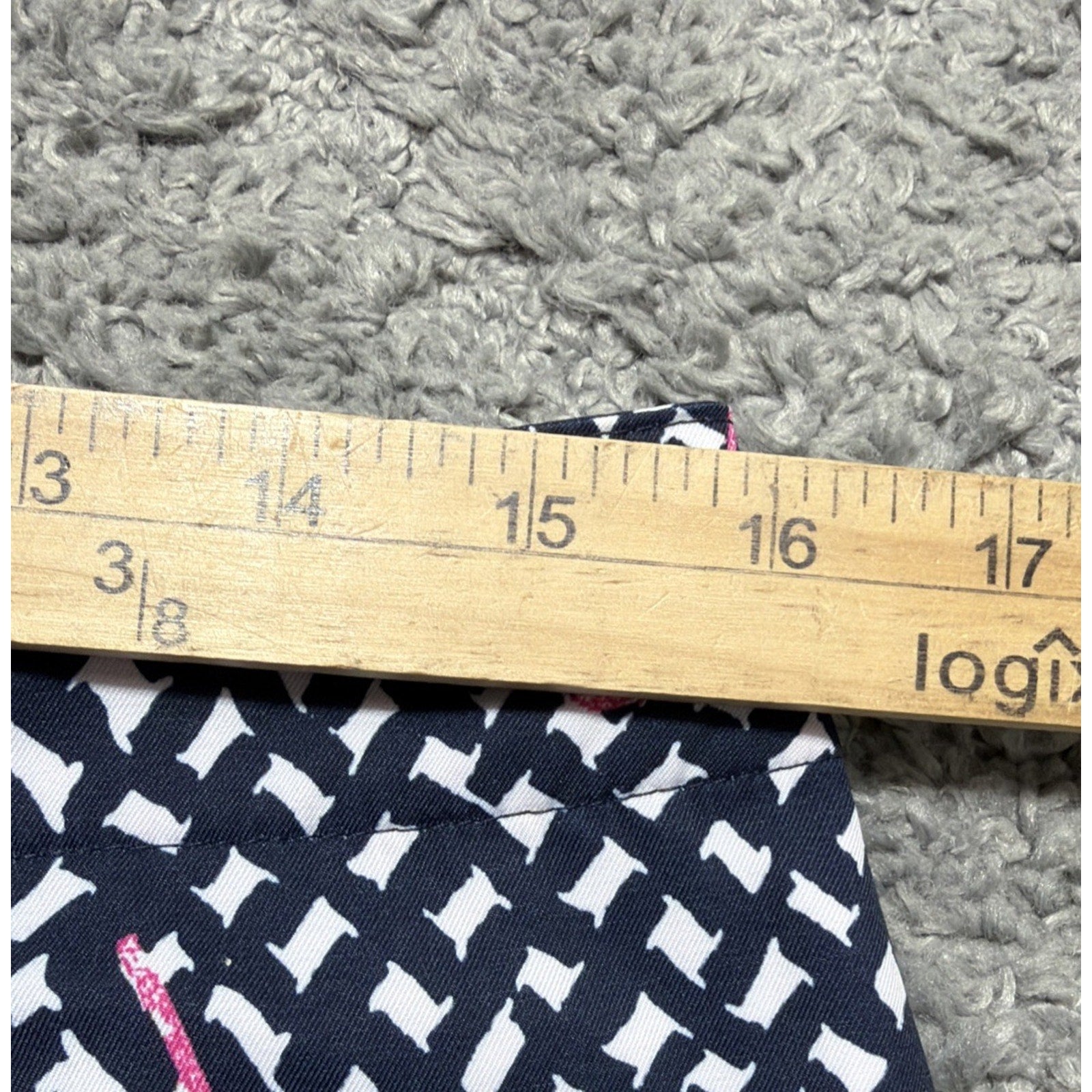 Lady Hagen Womens Skort Sz 8 Blue Pink Golf Club Print