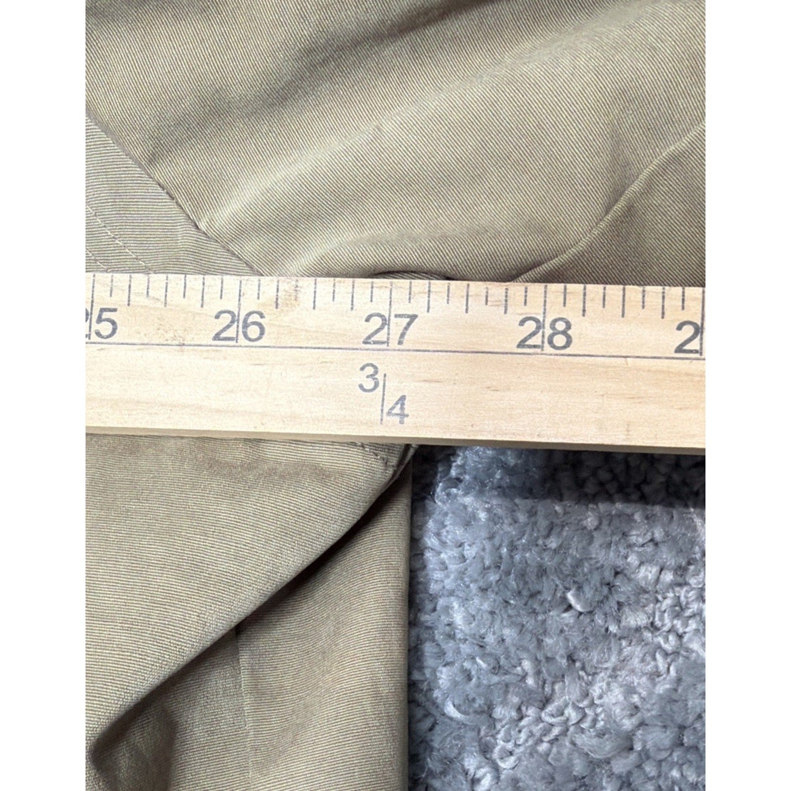 VTG Woolrich Barn Chore Coat Jacket Brown Dark Wheat Blanket Wool Lining SZ L