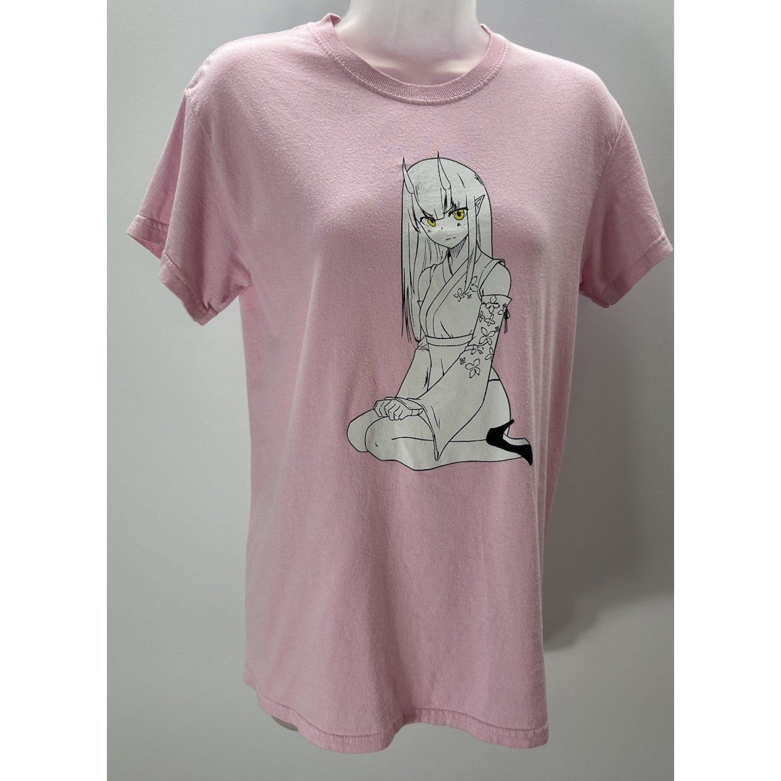 Lewd Complex - Love Yueri Pink T-Shirt - Small.
