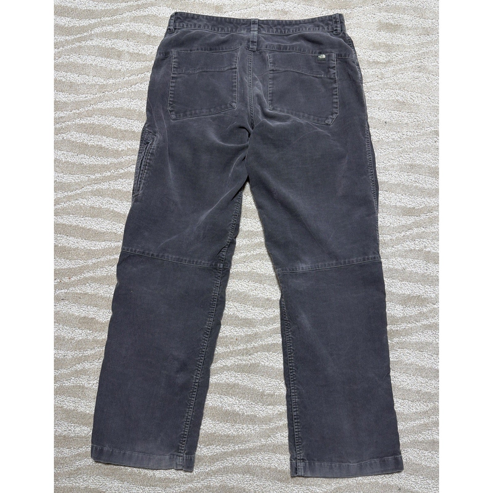 The North Face Double Knee Utility Corduroy Pants Mens 34x31 Gray