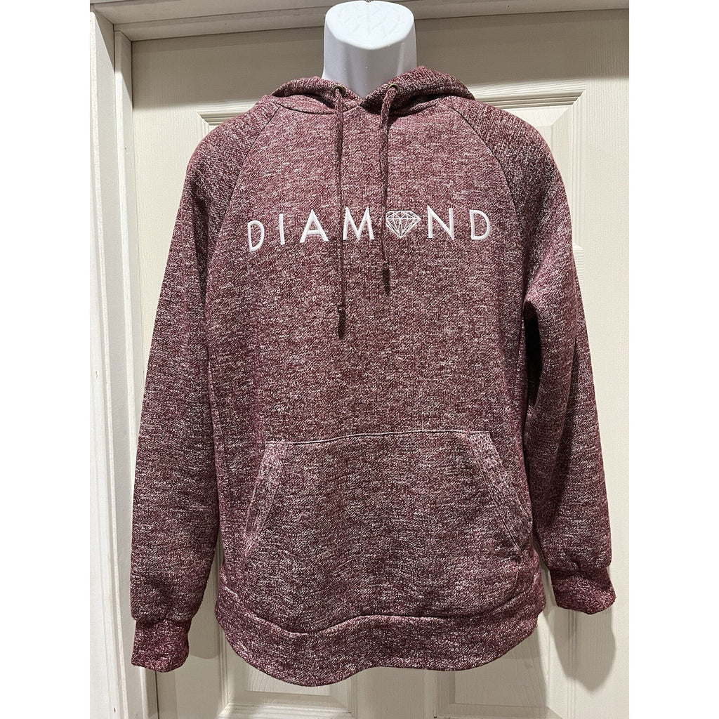 Diamond Supply Co Men’s Oversized Size S Hoodie Sweatshirt Red Skate Streetwear