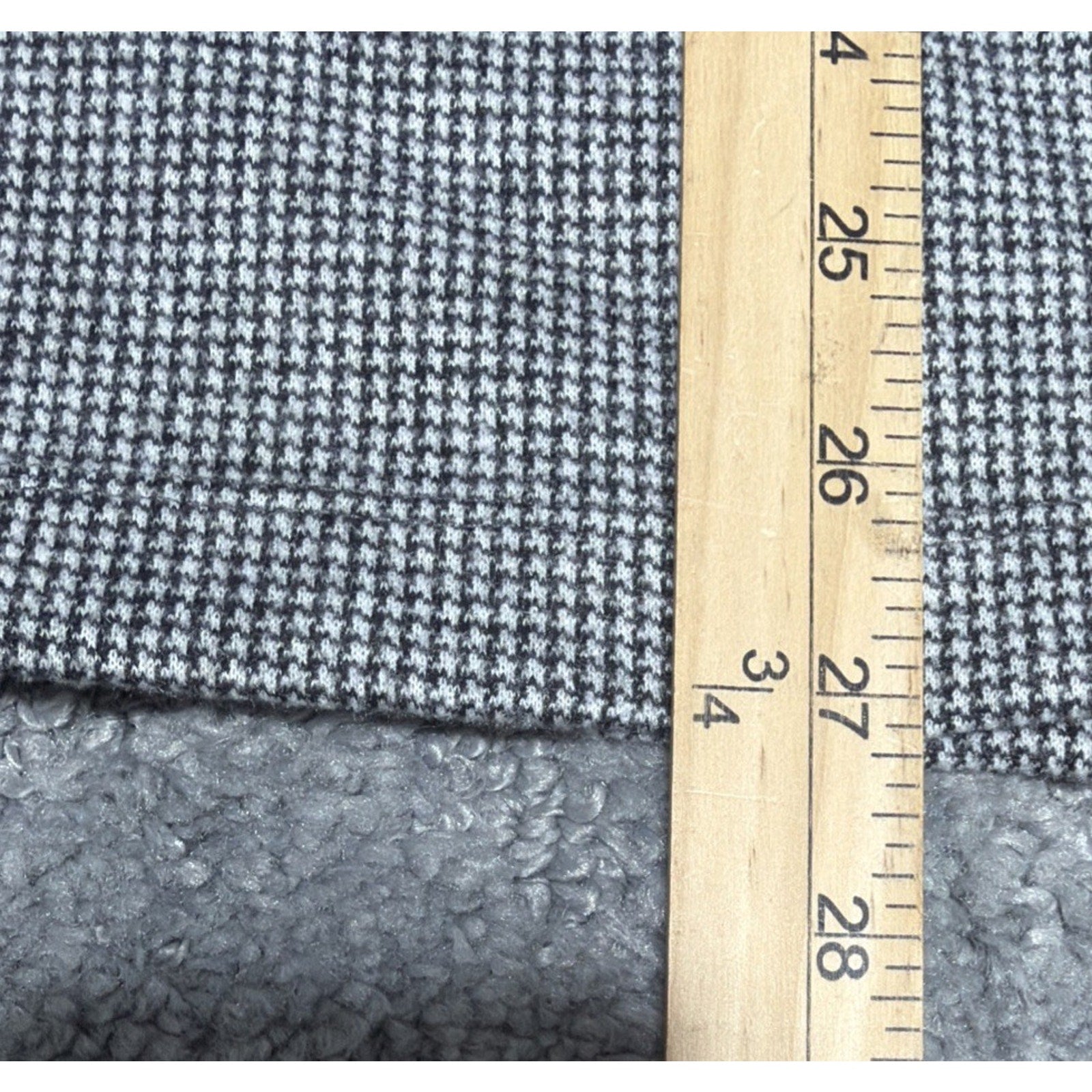 NWT Max Studio Striped Hoodie High/ Low Tunic in Black/ Ivory Size: M MSRP: $88