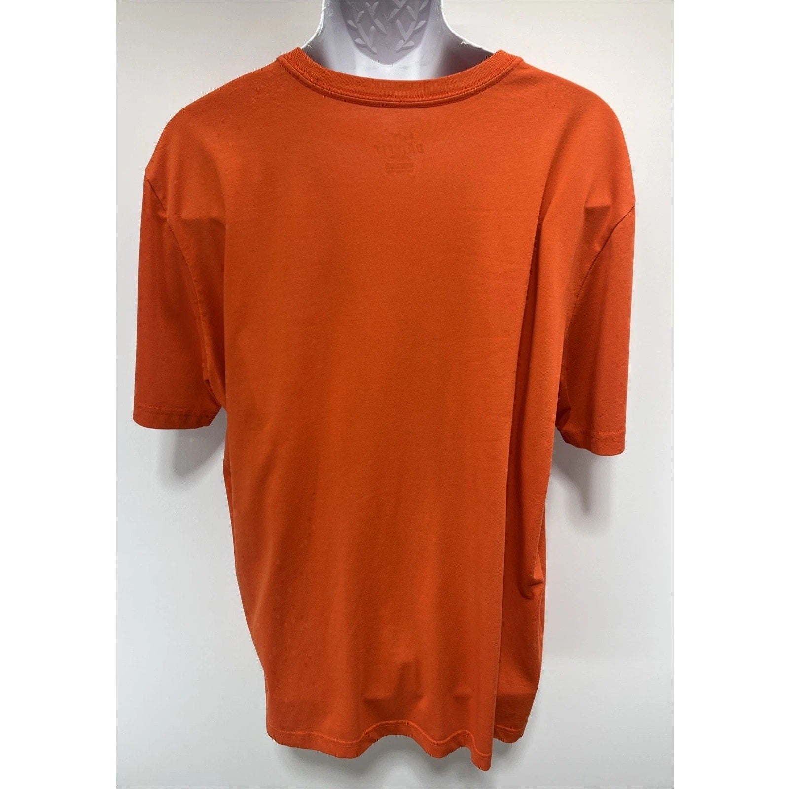 NIKE Mens Orange DRI FIT Crew Neck Short Sleeve Tee Shirt XXL