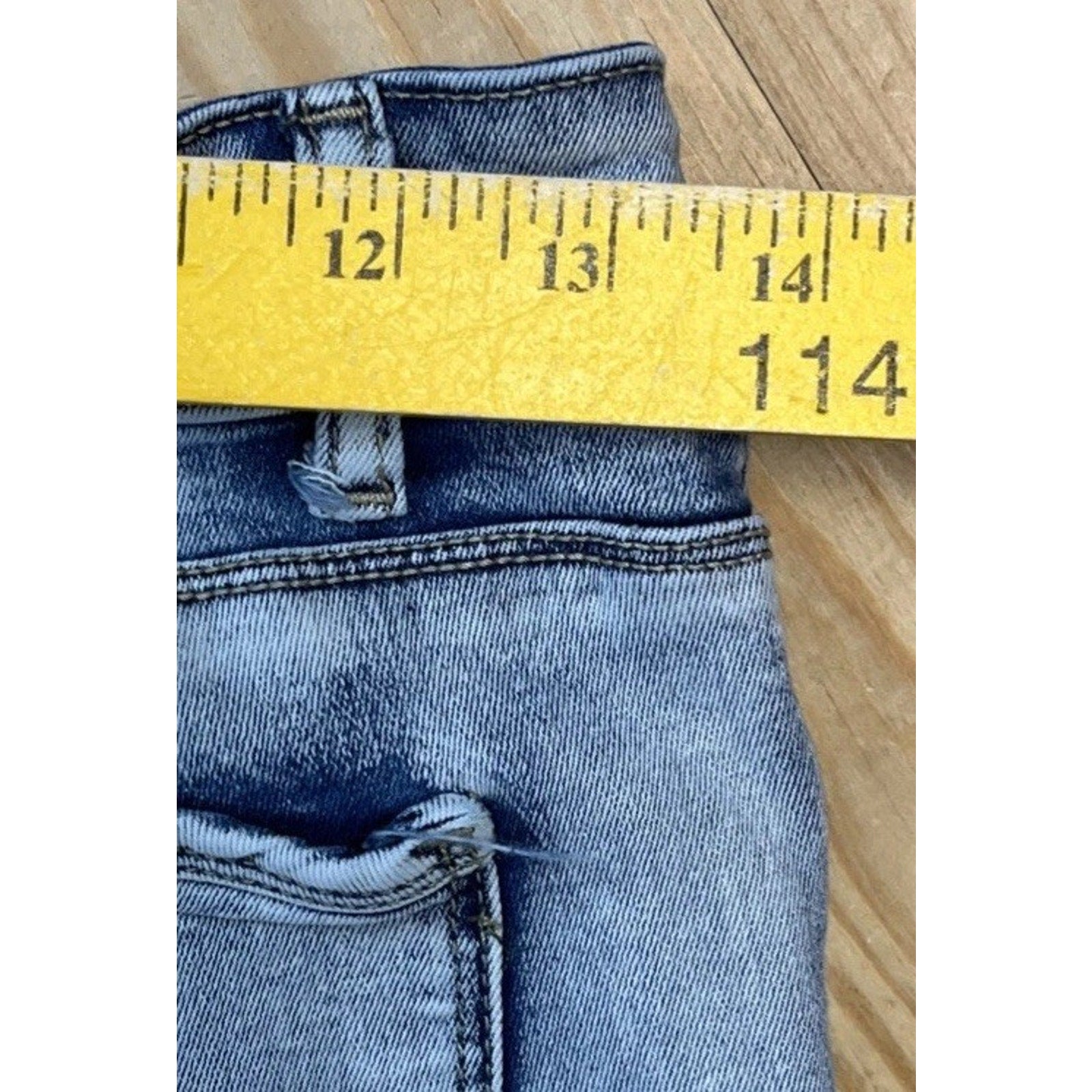 Bamboo Skinny Blue Denim Jeans Juniors 13 Light Blue