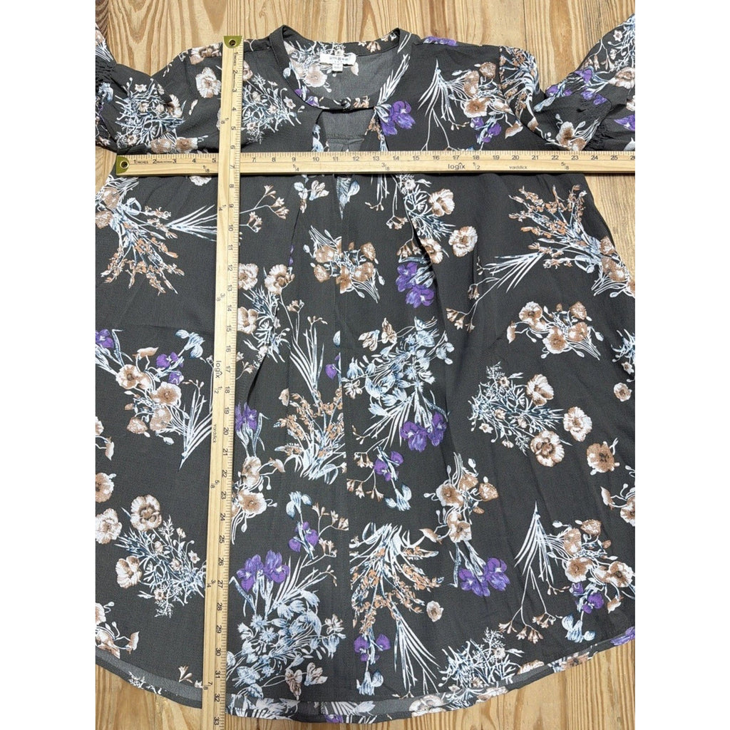 Umgee Dress Womens Small Tent Oversized Shift Boho Floral
