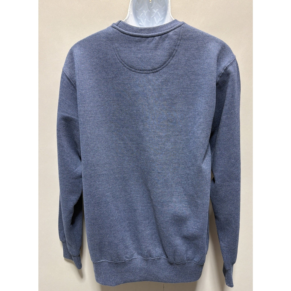 U.S. Polo Assn. | Classic Heather Navy Logo Soft Fleece Pullover Men Size M New