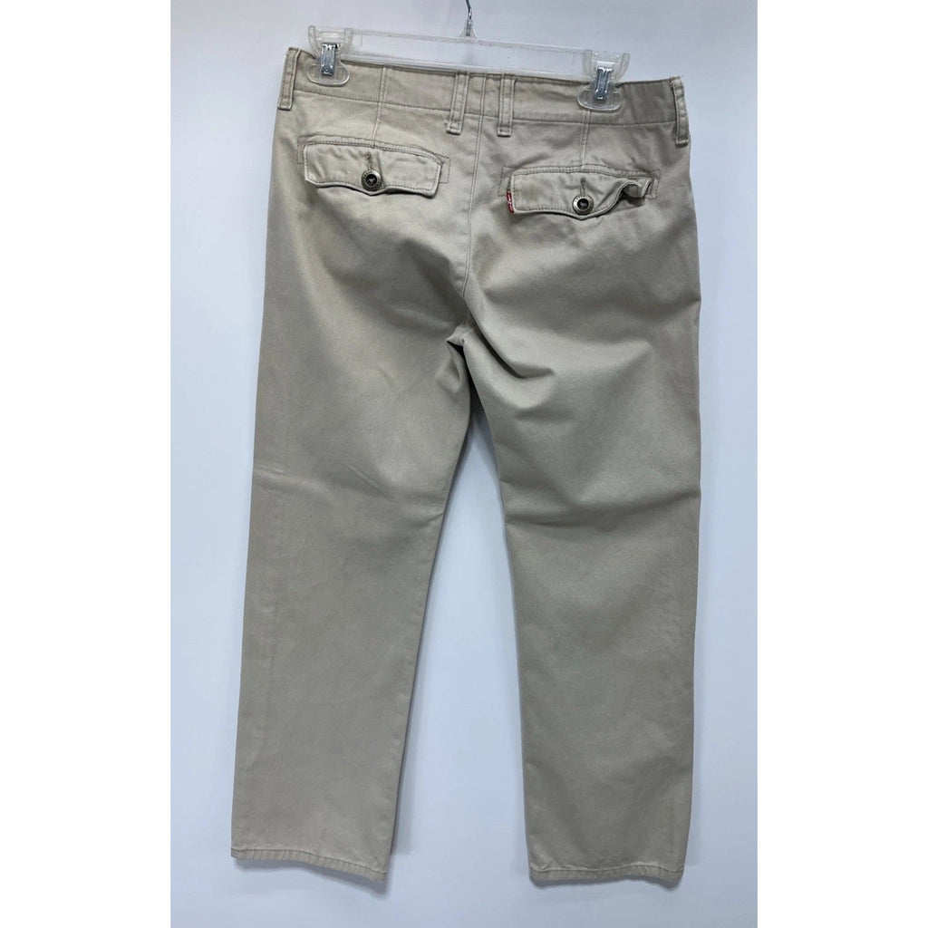 LEVI'S STRAIGHT STRETCH Twill CHINO PANTS - Men's 28x28 Red Tab