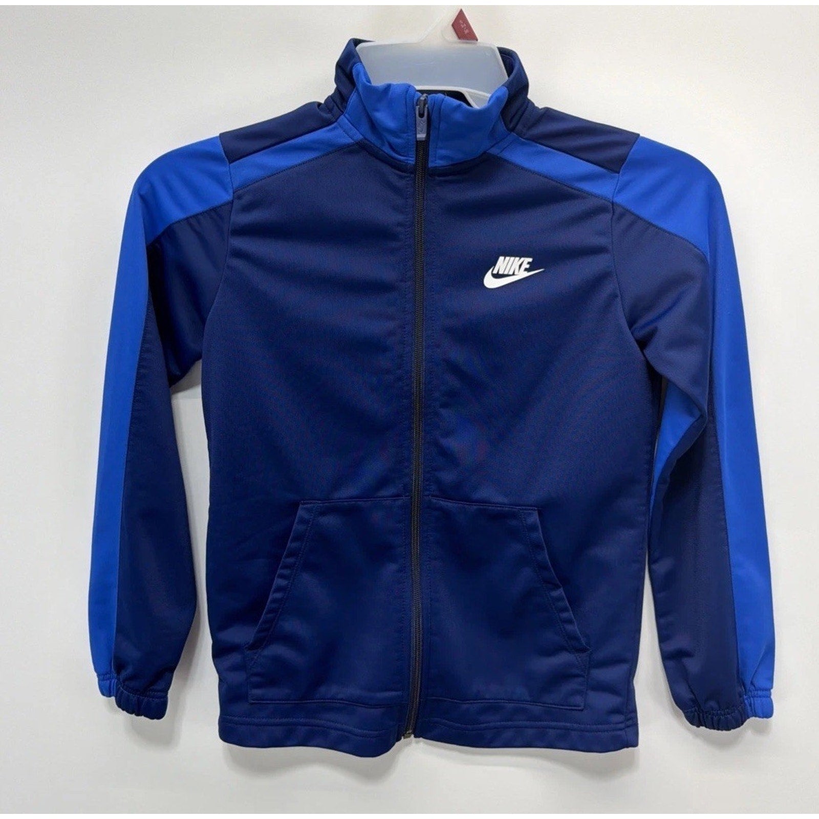Nike Medium Sportswear Big Kids Two Toned Blue Tracksuit Jacket