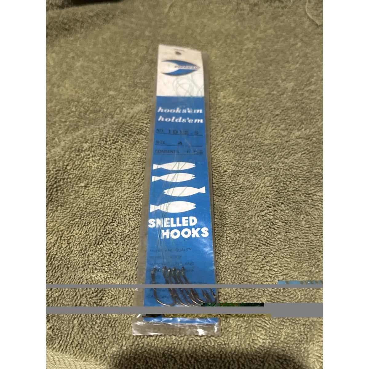 Hooks Em Holds Em Snelled Hooks Brand New From Tackle Box Vintage 1960s