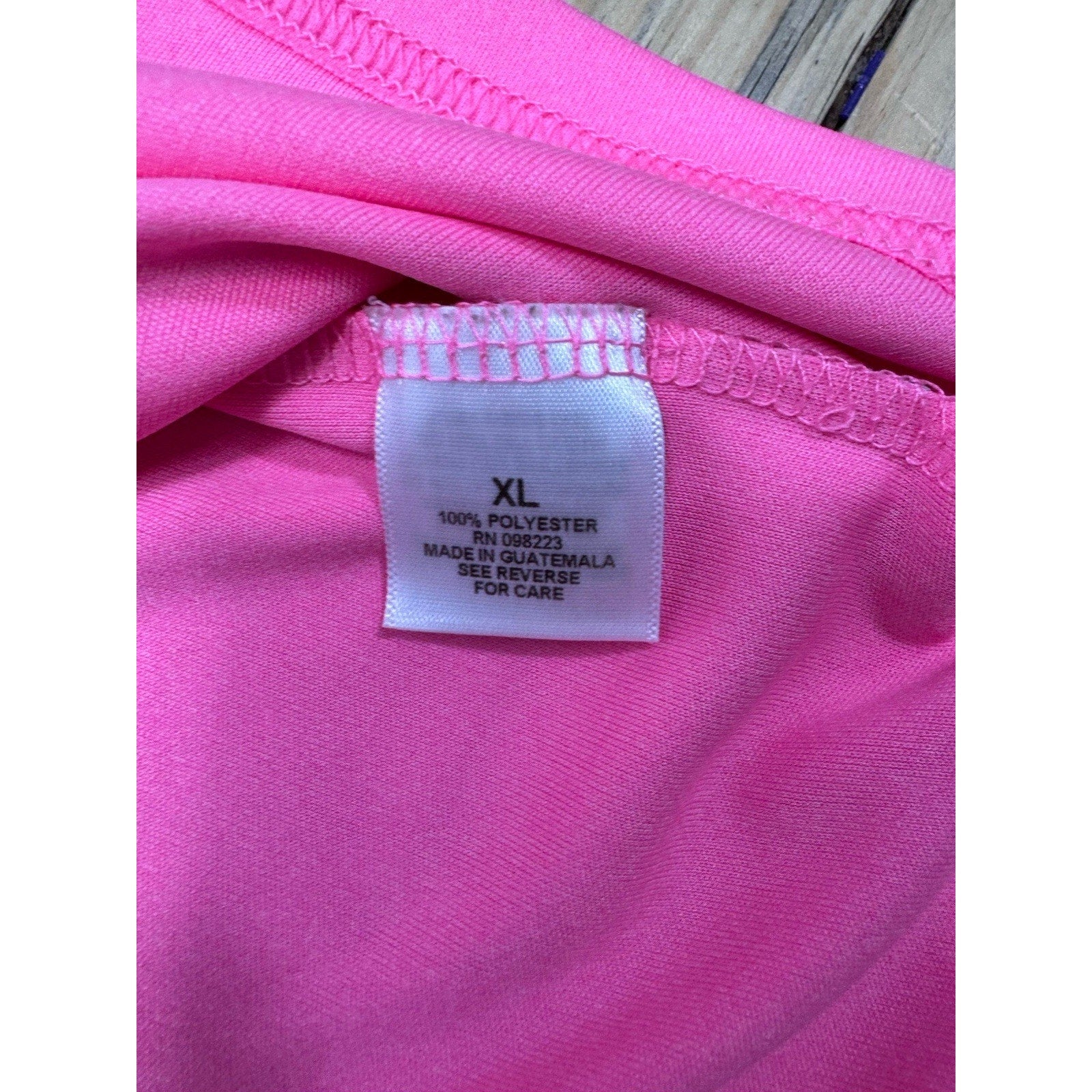 Magellan Pink Fish Gear Womens Boyfriend Fit Long Sleeve Wicking Size X-Large