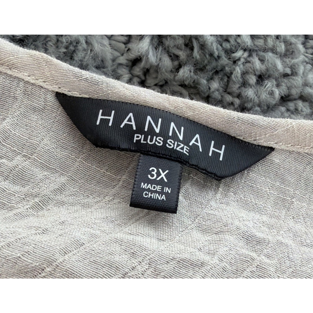 Hannah Womens Top Boho Bell Sleeve Floral Embroidered Peasant Plus Size 3X